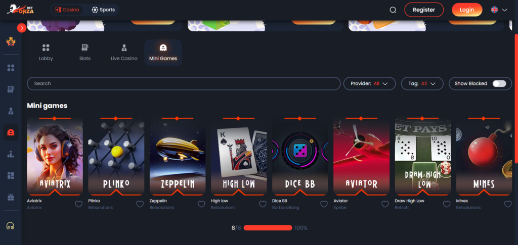 Table Games at Forza.Bet Casino 23 Table Games at Forza.Bet Casino 23