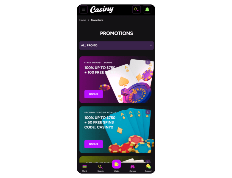 Discover the Excitement of Casiny Casino No Deposit 10