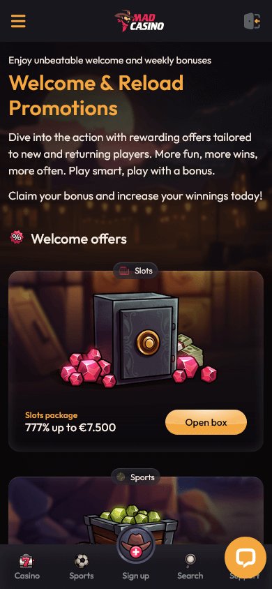 Découvrez les Slots et les Tours Gratuits au Madcasino France en Ligne